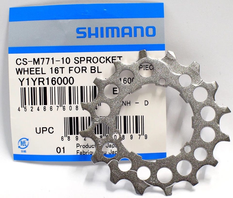 Shimano XT CS-M771-10 Sprocket Wheel Cog 16T for 10 Speed 11-32T Cassette - Image 1 of 1
