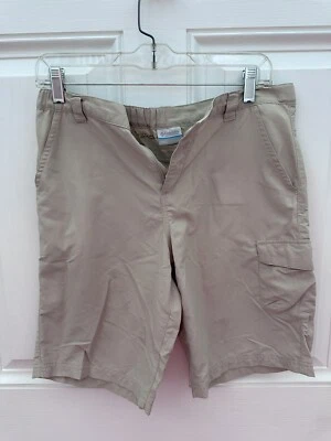 Pantalones Cortos Columbia Cargo Caqui Grandes Omni Sombra Protección Solar para Niños Foto 1 de 4