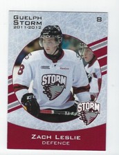 2011-12 Guelph Storm (OHL) Zach Leslie (Stockton Heat)