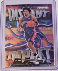 2021-22 Panini Prizm inserto de impacto instantáneo cade Cunningham #1 pistones estado correcto - Imagen 1 de 1