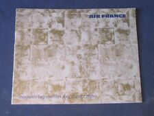 ANCIENNE BROCHURE AIR FRANCE 1960's