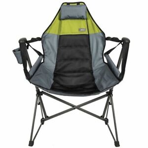 New Rio Swinging Hammock Chair, Comfortable Foam Pillow Head Rest with Carry Bag