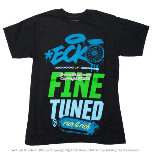 Neu schwarzes, offiziell lizenziertes T-Shirt Ecko Run it Rich