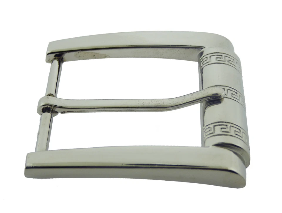 Silver Prong Pin Belt Buckles for Men's 1 1/2" 1.50 Inch Belt Replacement buckle - Image 1 of 4