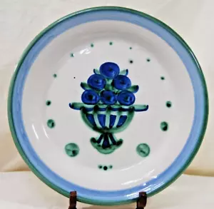 Large Serving Platter M.A Hadley Pottery Blueberry Bouquet Stoneware 13 in - Picture 1 of 3