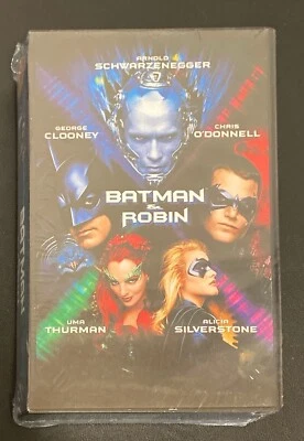 BATMAN & ROBIN VHS FSK12 1997 120Min. Warner Hardbox Sammler Rar - Bild 1 von 4