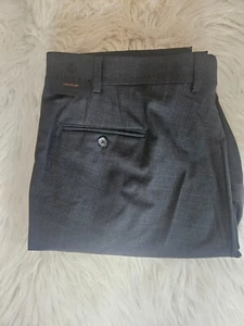 SIZE W42 L36 RIVIERA BY JACK VICTOR (NEW) Gray Dress Slacks Lot #478 - Picture 1 of 7