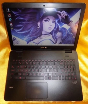 ASUS ROG GL551JW -WH71 15.6" 1TB-HD 16GB Win10 *Black Gaming PC* *A* Condition* - Image 1 of 4