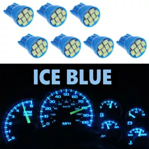 Gauge Cluster LED Dashboard Bulbs Ice Blue For Chevy GMC 2002 Silverado Truck - Foto 1 di 4