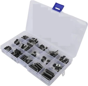 Kit surtido chips 150 unidades (PC817, NE555, LM358, LM324, JRC4558, LM393..etc) - Imagen 1 de 2