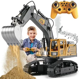 Remote Control Excavator Toys for Boys14 Channel RC Digger Construction Toys ... - Picture 1 of 6