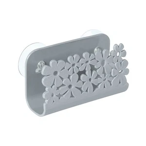 Sink Sponge Holder Bathroom soap Holder Plastic Sink Caddy With Suction Cups - Picture 1 of 5