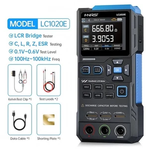 Medidor digital LCR FNIRSI LC1020E condensador/resistencia/inductancia/probador de impedancia - Imagen 1 de 2