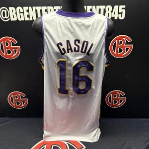 Pau Gasol Signed Autographed LA Lakers Jersey “2x Champ” Steiner CX COA Auto - Imagen 1 de 3