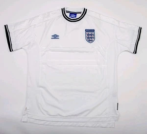 Umbro England home Soccer jersey football shirt XL 1999 2001 - Picture 1 of 8