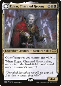 ** Edgar, Charmed Groom ** [NM] Innistrad: Crimson Vow MTG Legendary Vampire - Picture 1 of 1