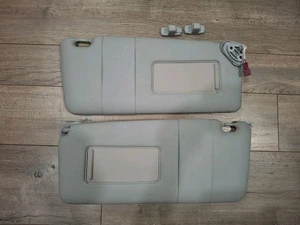 01-06 BMW E46 3-SERIES CONVERTIBLE SET OF 2 FRONT LEFT & RIGHT SUN VISOR OEM 30 - Bild 1 von 3
