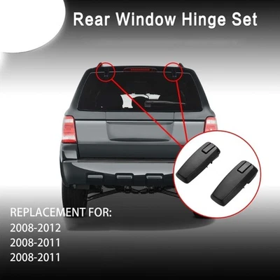 Tailgate Hinge Set Enhancing Impact Resistance Easy Installation Select Vehicles - Image 1 of 4