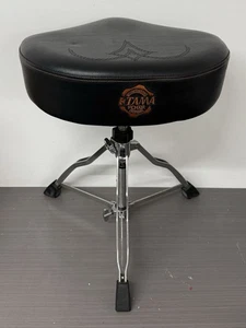 TAMA 1st Chair Drum Stool THRONE Seat Leather Saddle Style - Picture 1 of 5
