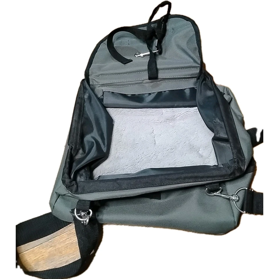 Top Paw 可折叠汽车汽车加高座椅携带托特包狗 18 磅以上 — 第 1/4 张图片