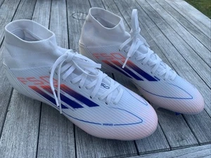 Adidas F50 Mid FG Soccer Cleats US 8.5, UK 7, FR 40.5/ White Blue ID9190 Women’s - Picture 1 of 13