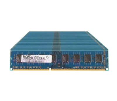 10pcs For Elpida 2GB 2Rx8 PC3-8500U DDR3 1066MHZ 240pin DIMM Desktop Memory RAM - Image 1 of 4
