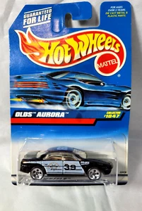 1999 Hot Wheels OLDS AURORA • Collector #1047 • Police • Thailand Base - Picture 1 of 12