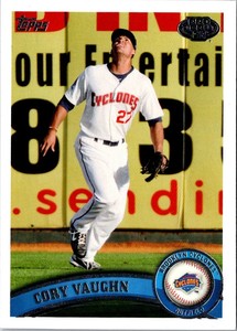 2011 Topps Pro Debut Cory Vaughn #205 Brooklyn Cyclones
