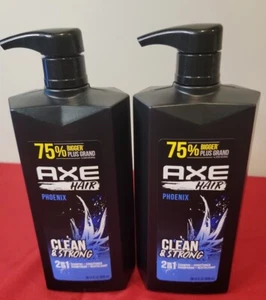 (2 BOTTLE-NEW) AXE Hair Phoenix 2 in 1 Shampoo and Conditioner 28oz EACH On Hand - Picture 1 of 5