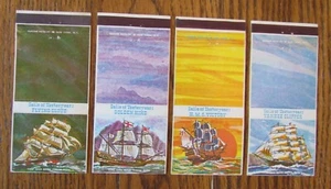 TALL SHIP COMPLETE SET OF 4 DIAMOND MATCH MATCHBOOK MATCHCOVERS -E20 - Picture 1 of 1