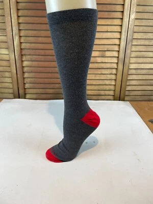 NWOT Oracle Charcoal/Red Mid Calf Cycling Socks sz Lg - Image 1 of 4