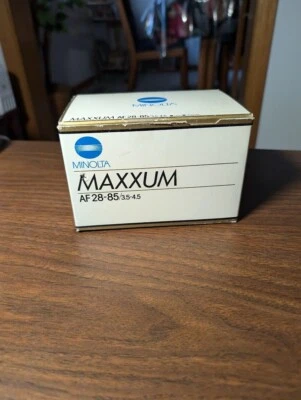 Minolta Maxxum 28-85mm f/3.5-4.5 AF Lens For Minolta IOB - Image 1 of 4