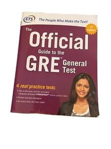 Official Guide to GRE General Test, 3rd Edition, 4 Real Practice Tests, Like New - Picture 1 of 5