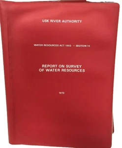 Usk River Authority Survey Water Resources 1972 - 5 Fabulous Maps -FREE POSTAGE - Picture 1 of 8