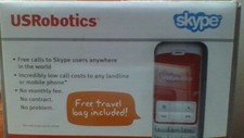 USRobotics Skype USB Internet Mini Compact Phone - NEW,  Incl. Free Travel Bag 