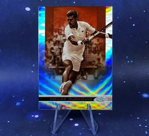 Novak Djokovic SP 2024 Topps Chrome Tennis Sepia Refractor Exclusive Serbia - Picture 1 of 9