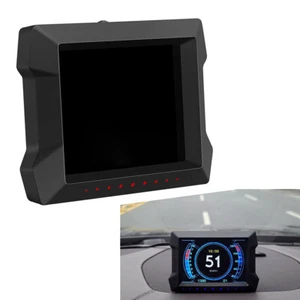 Universal P22 Auto HUD Head Up Display Digital GPS Smart Tachometer OBD2 Scanner - Bild 1 von 12
