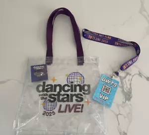 Dancing with The Stars 2025 Tour Swag: Clear Bag - VIP Lanyard - PIn - Picture 1 of 4