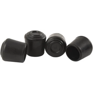 SoftTouch Rubber Leg Tip - 4 pieces 3/4" Black - 4 Count Pack of 1 - Picture 1 of 6