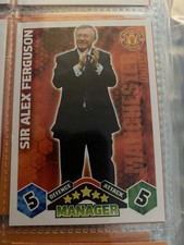 Match Attax 2009/10 Sir Alex Ferguson Premier League Football Card 