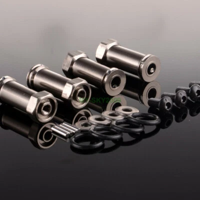 4pcs 30mm Thickness Enhanced Mount 12mm Wheel Hex Drive Adaptor Fits RC Traxxas - Image 1 of 3