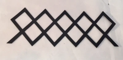 Troquelados Tim Holtz * Enrejado * Juego de veinte * Cartulina blanca, negra o Kraft Foto 1 de 4