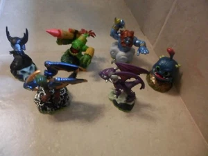 Lot of 6 Skylanders Spyro's Adventure Figures Green base,Dragons,Wreak Ball + - Picture 1 of 4