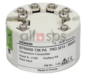 SITRANS T3K PA TEMPERATURMESSUMFORMER - 7NG3213-3NN00 (NO) - Picture 1 of 1