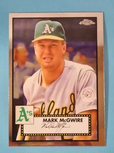 2021 Topps Chrome Platinum Anniversary Mark McGwire Oakland Athletics A's #694 ⚾ - Imagen 1 de 2
