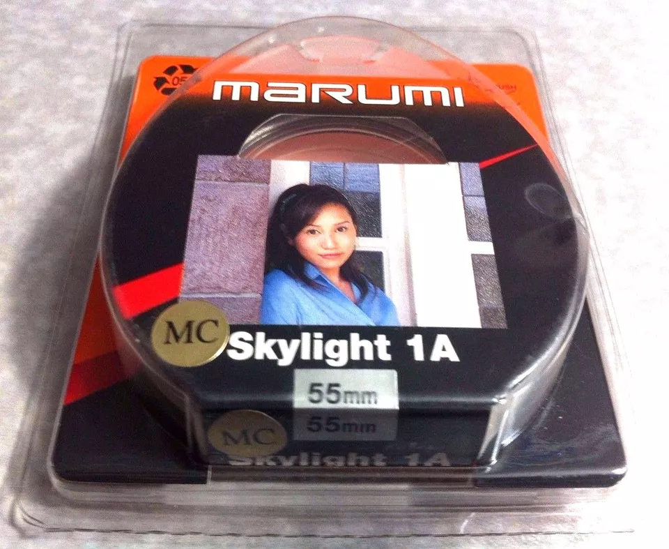 Marumi 55mm Skylight 1A Glass Lens Filter 55 mm Japan Multi-Coated SL-1A Sky 1A - Image 1 of 2