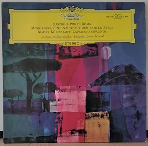 DG 138 033 SLPM Germany RESPIGHI MUSSORGSKY MAAZEL PINI DI ROMA 70's ISSUE LP - Picture 1 of 3