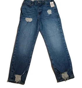 Good American Women's Size 8/29 The Weekender Straight Jeans Distressed - Picture 1 of 8