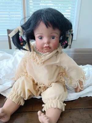 Muñeca de porcelana india Kelly Rupert de 21 pulgadas Foto 1 de 4