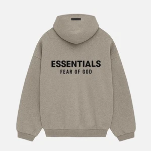 Fear Of God Essentials Fleece Hoodie II Heather Grey (192HO246259F) Size S-2XL - Picture 1 of 2